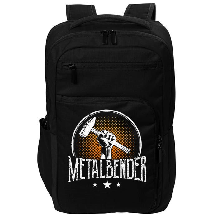 Blacksmith Funny Metalbender Metal Forging Blacksmithing Impact Tech Backpack