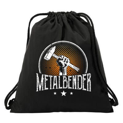 Blacksmith Funny Metalbender Metal Forging Blacksmithing Drawstring Bag