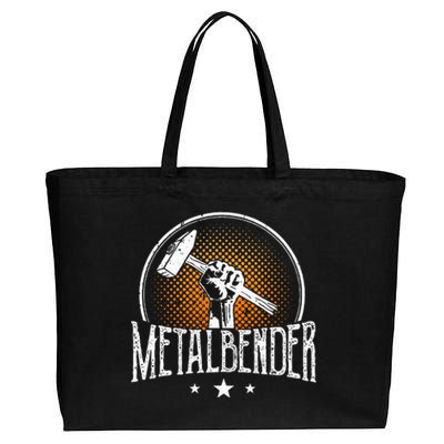 Blacksmith Funny Metalbender Metal Forging Blacksmithing Cotton Canvas Jumbo Tote