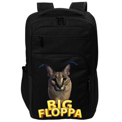 Big Floppa Meme Cat Impact Tech Backpack