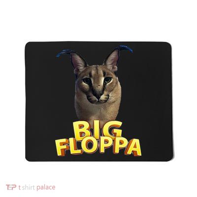 Big Floppa Meme Cat Mousepad