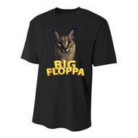 Big Floppa Meme Cat Youth Performance Sprint T-Shirt