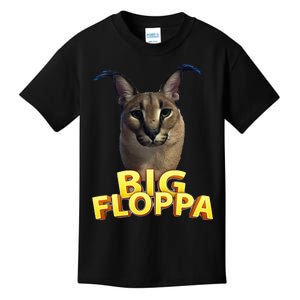 Big Floppa Meme Cat Kids T-Shirt