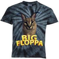 Big Floppa Meme Cat Kids Tie-Dye T-Shirt