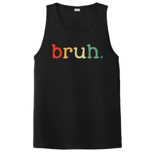 Bruh Funny Meme Saying Brother Greeting Gifts PosiCharge Competitor Tank