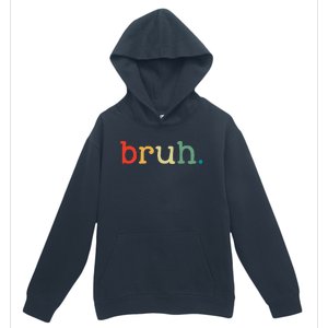 Bruh Funny Meme Saying Brother Greeting Gifts Urban Pullover Hoodie