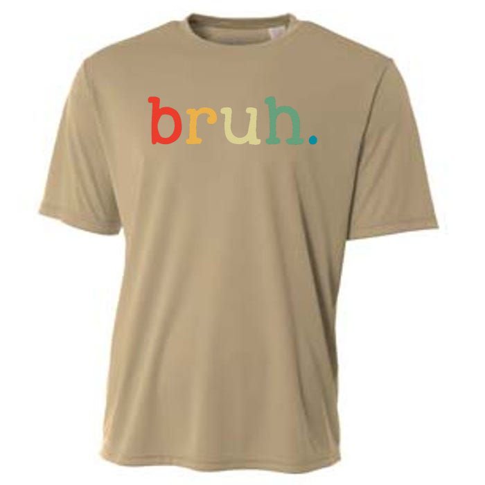 Bruh Funny Meme Saying Brother Greeting Gifts Cooling Performance Crew T-Shirt