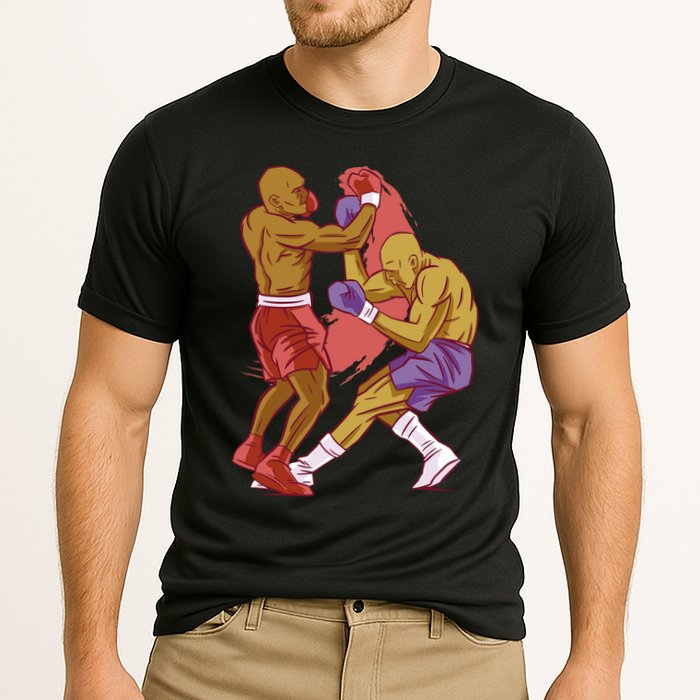 Boxers Fighting Match Cooling Performance Crew T-Shirt