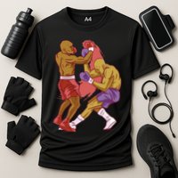 Boxers Fighting Match Cooling Performance Crew T-Shirt
