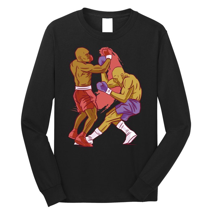 Boxers Fighting Match Long Sleeve Shirt