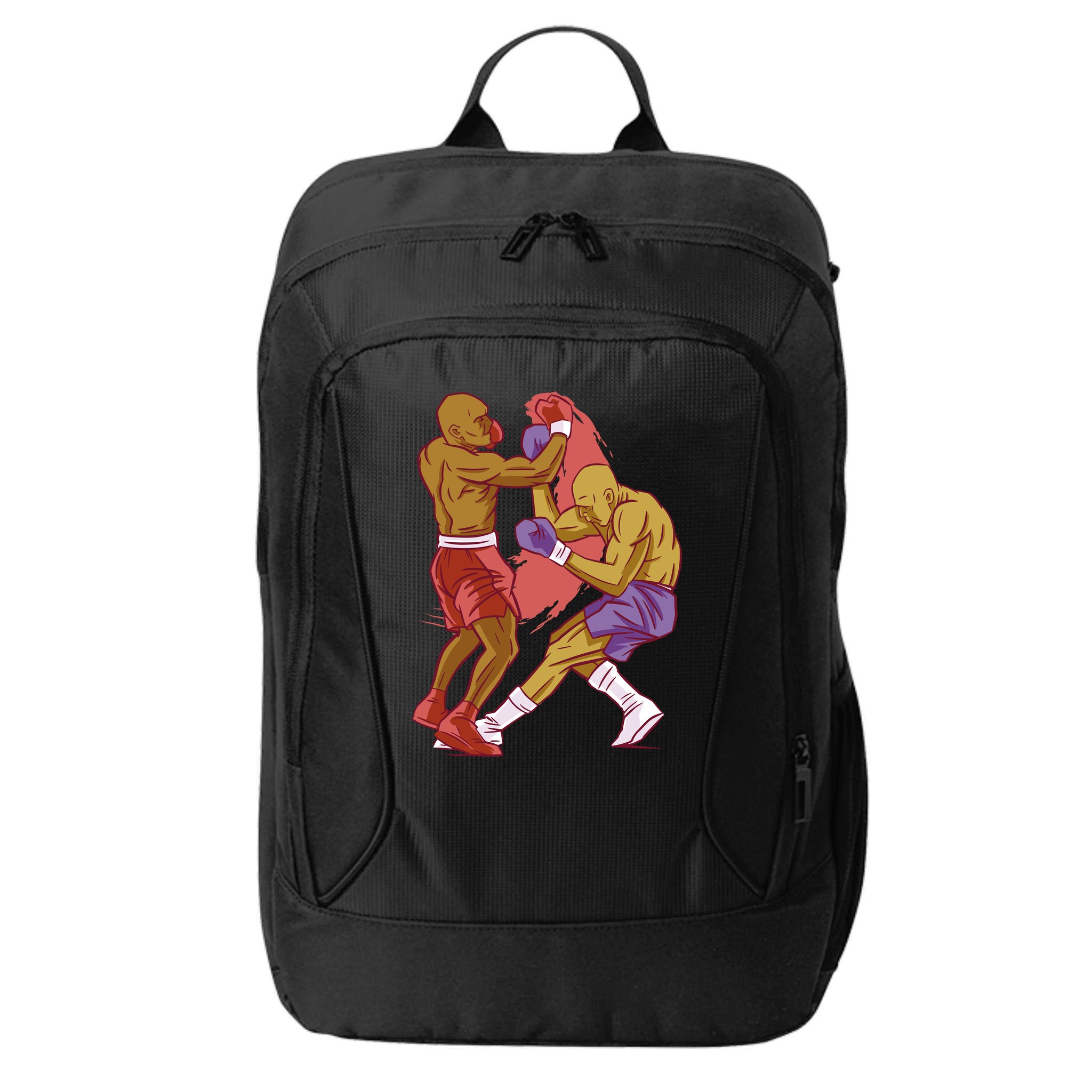 Boxers Fighting Match City Backpack