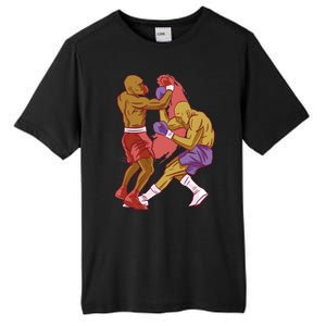 Boxers Fighting Match Tall Fusion ChromaSoft Performance T-Shirt