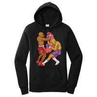 Boxers Fighting Match Women's Pullover Hoodie