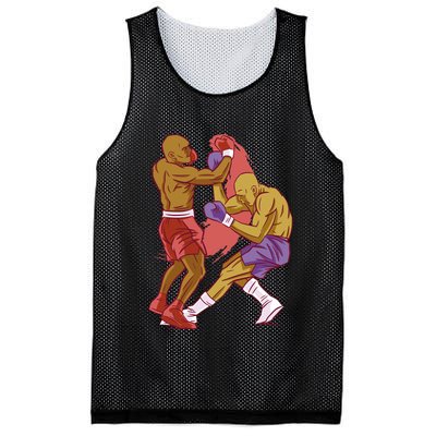 Boxers Fighting Match Mesh Reversible Basketball Jersey Tank