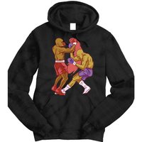 Boxers Fighting Match Tie Dye Hoodie