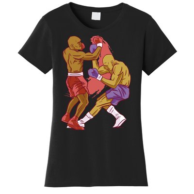 Boxers Fighting Match Women's T-Shirt