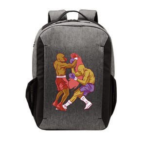 Boxers Fighting Match Vector Backpack