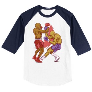 Boxers Fighting Match Baseball Sleeve Shirt