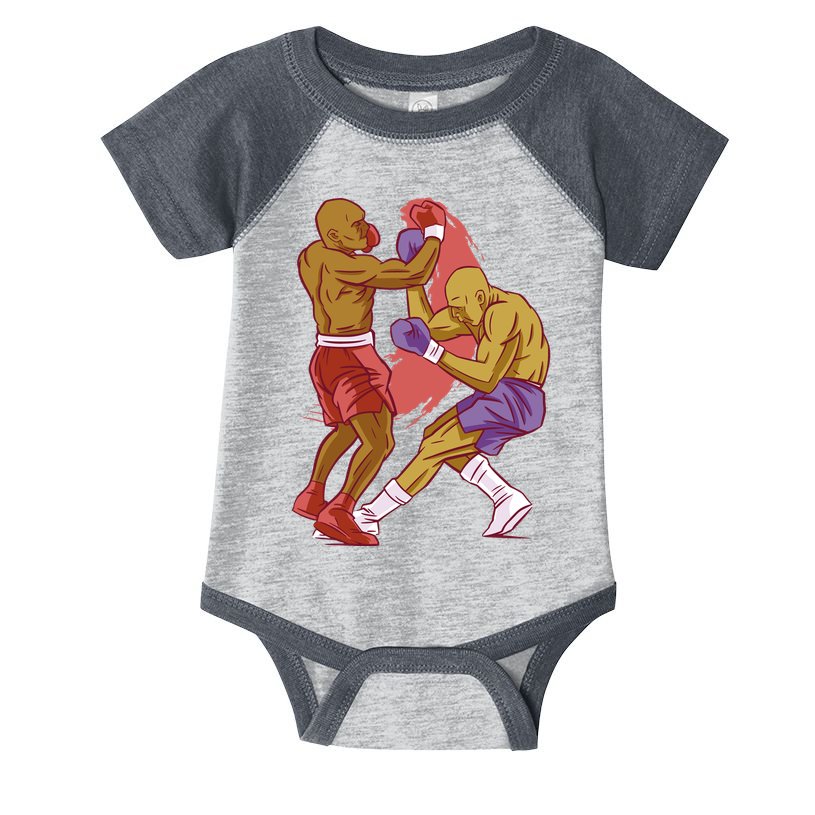 Boxers Fighting Match Infant Baby Jersey Bodysuit