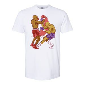 Boxers Fighting Match Softstyle CVC T-Shirt