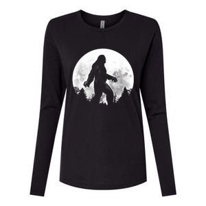 Bigfoot Full Moon Womens Cotton Relaxed Long Sleeve T-Shirt