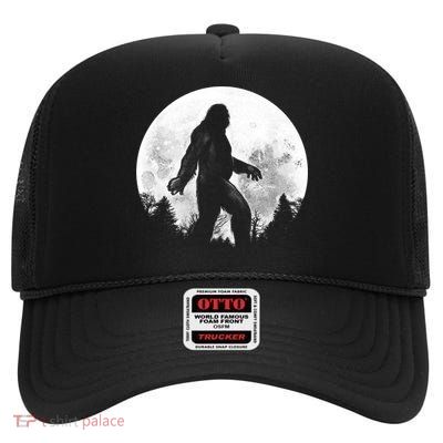 Bigfoot Full Moon High Crown Mesh Back Trucker Hat