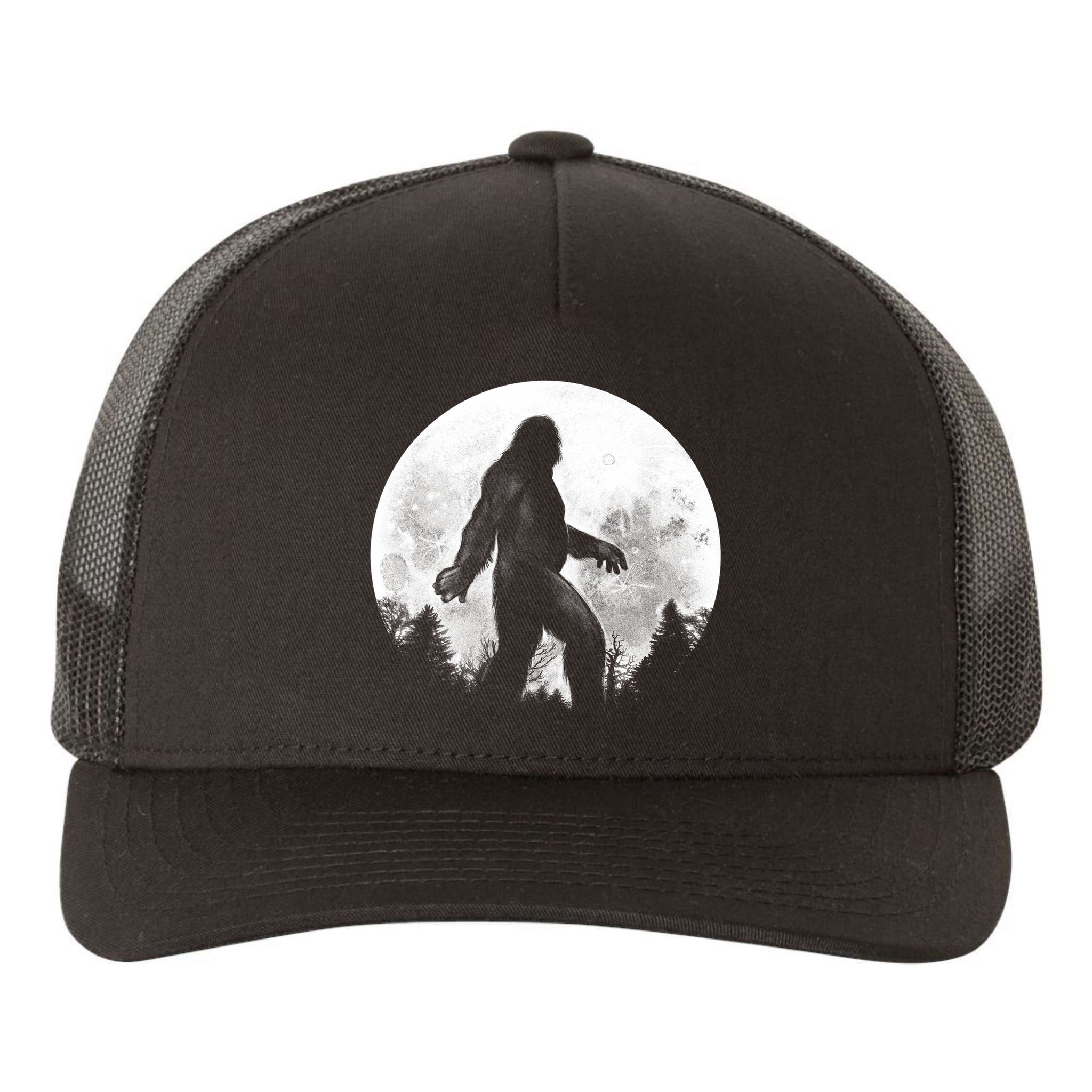 Bigfoot Full Moon Yupoong Adult 5-Panel Trucker Hat