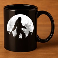 Bigfoot Full Moon 11oz C Handle Ceramic Mug