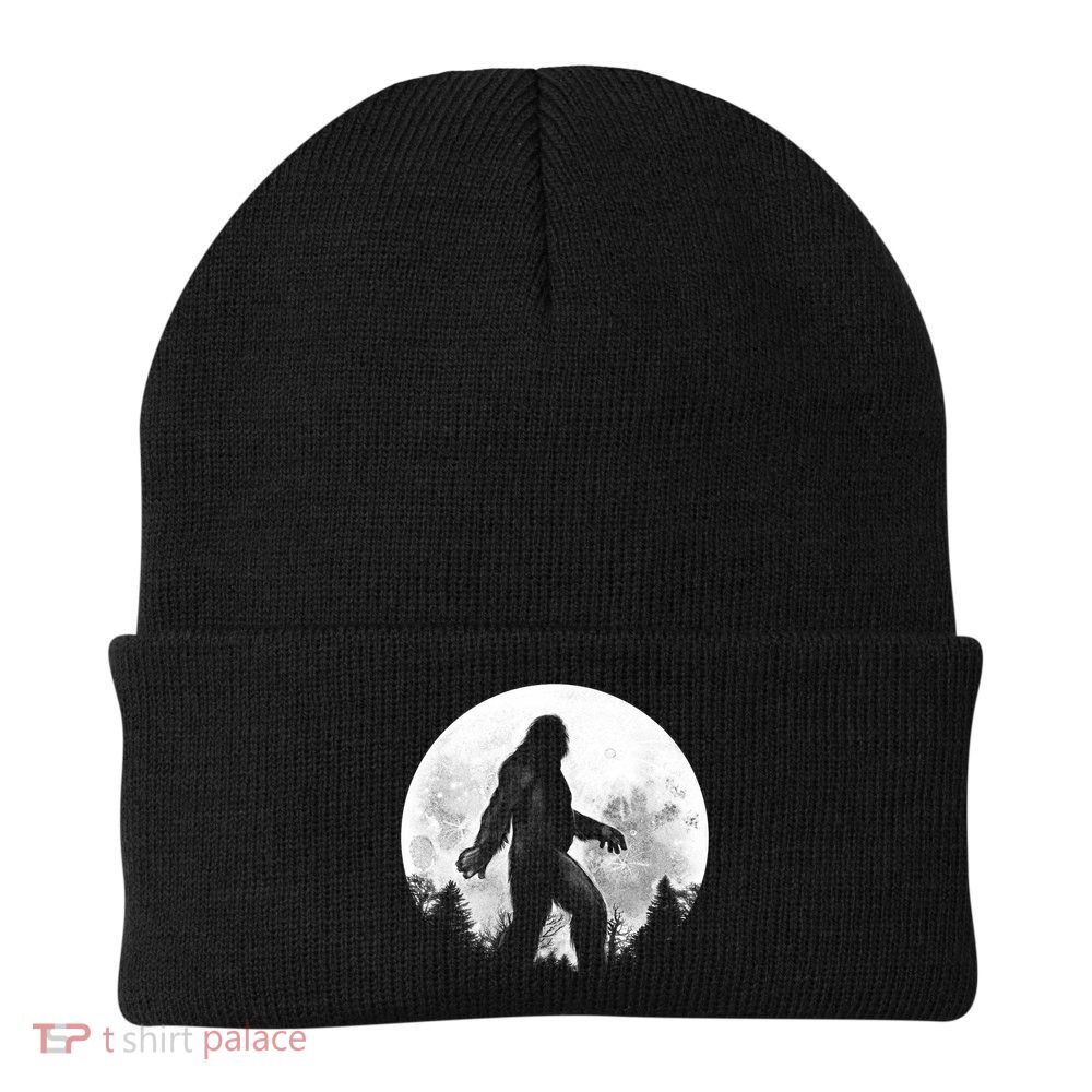 Bigfoot Full Moon Knit Cap Winter Beanie