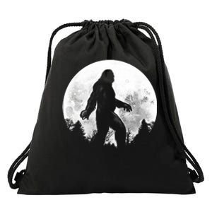 Bigfoot Full Moon Drawstring Bag