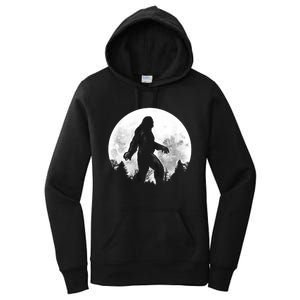 Bigfoot Full Moon Women's Pullover Hoodie