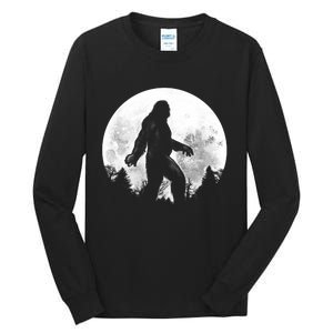 Bigfoot Full Moon Tall Long Sleeve T-Shirt