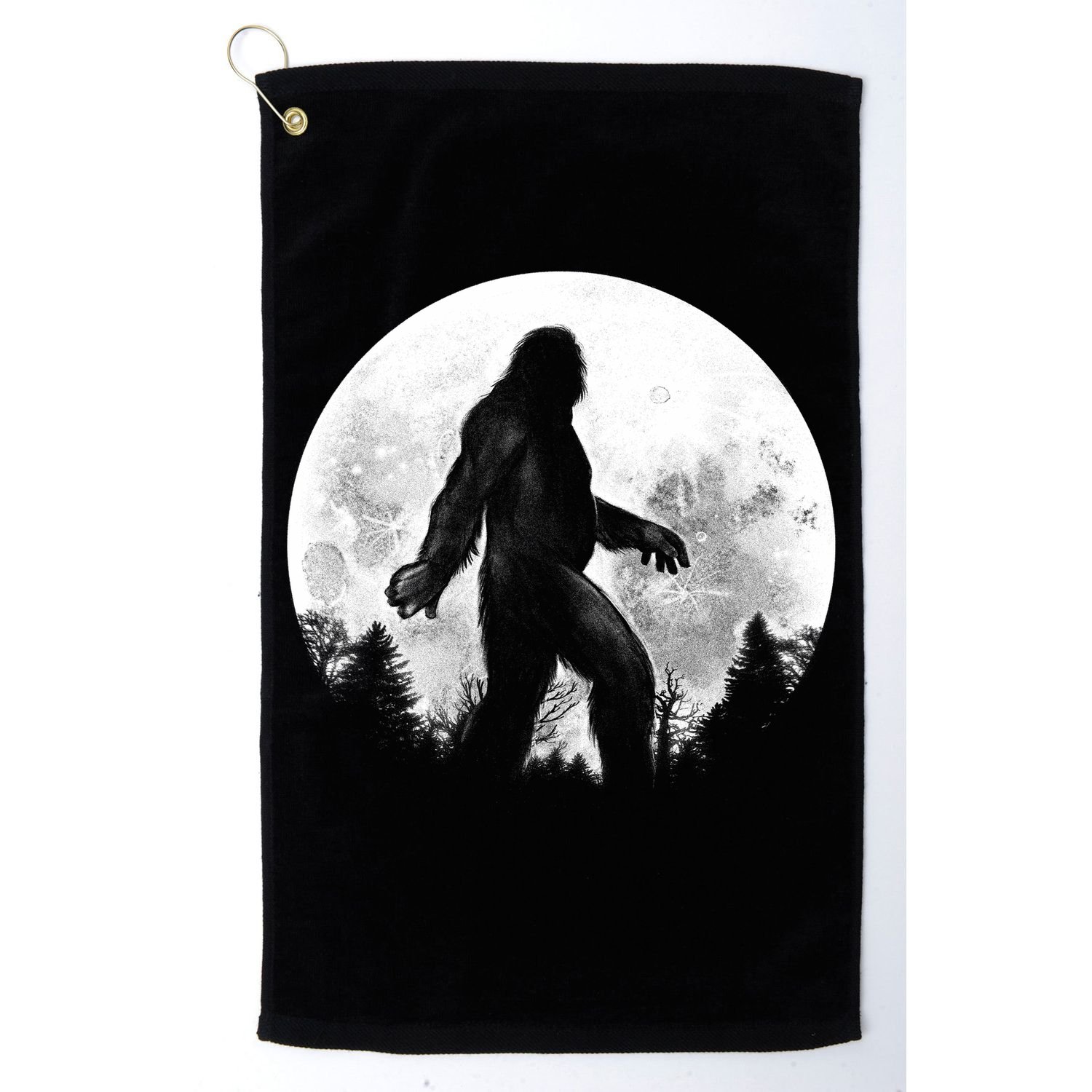 Bigfoot Full Moon Golf Towel