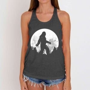 Bigfoot Full Moon Women's Knotted Racerback Tank