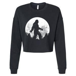 Bigfoot Full Moon Cropped Pullover Crew