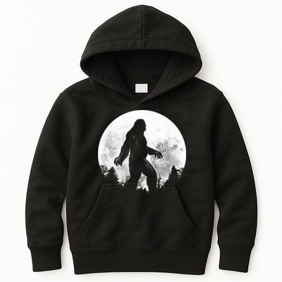 Bigfoot Full Moon Kids Hoodie