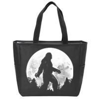 Bigfoot Full Moon Zip Tote Bag