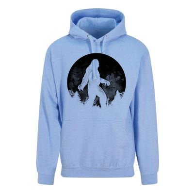 Bigfoot Full Moon Unisex Surf Hoodie