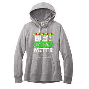 Black Father Matter Father's Day Juneteenth Africa Black Dad Women's Fleece Hoodie