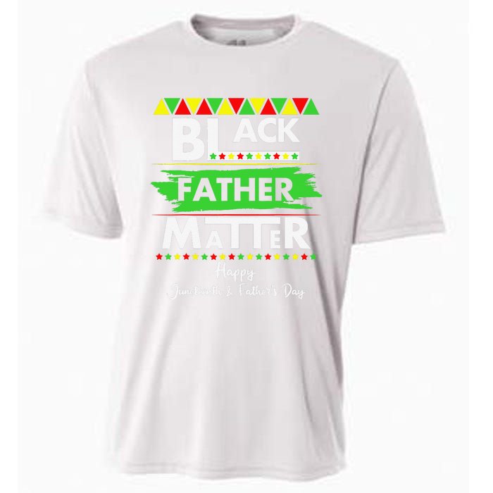 Black Father Matter Father's Day Juneteenth Africa Black Dad Cooling Performance Crew T-Shirt