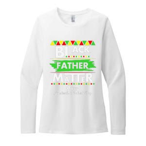 Black Father Matter Father's Day Juneteenth Africa Black Dad Womens CVC Long Sleeve Shirt