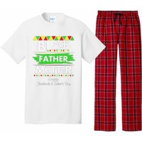 Black Father Matter Father's Day Juneteenth Africa Black Dad Pajama Set