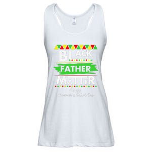 Black Father Matter Father's Day Juneteenth Africa Black Dad Ladies Essential Flowy Tank