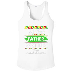 Black Father Matter Father's Day Juneteenth Africa Black Dad Ladies PosiCharge Competitor Racerback Tank