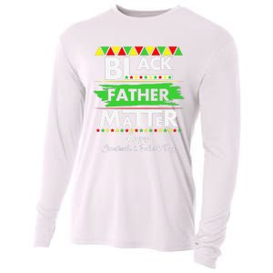 Black Father Matter Father's Day Juneteenth Africa Black Dad Cooling Performance Long Sleeve Crew