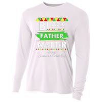 Black Father Matter Father's Day Juneteenth Africa Black Dad Cooling Performance Long Sleeve Crew