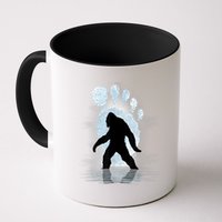 Bigfoot Footprint Moon Light Funny Sasquatch Mug