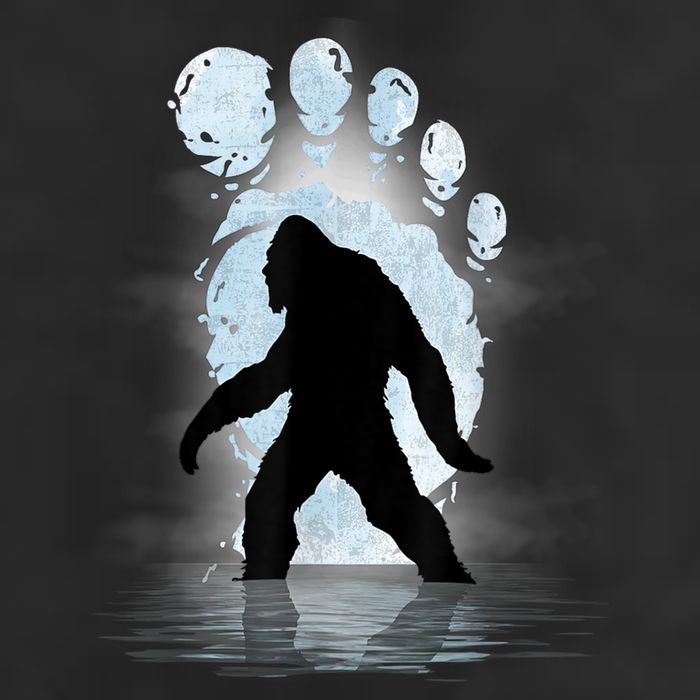 Bigfoot Footprint Moon Light Funny Sasquatch Tumbler