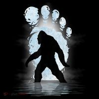 Bigfoot Footprint Moon Light Funny Sasquatch Zip Tote Bag