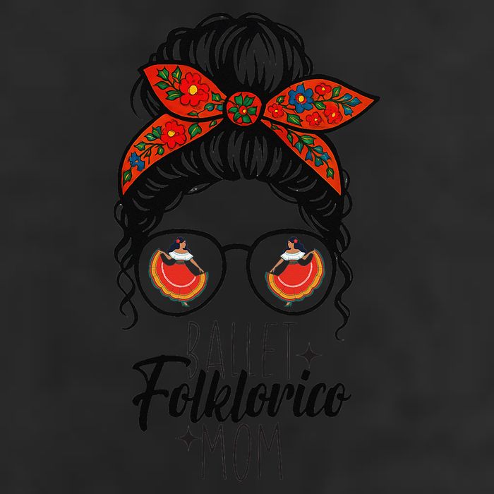 Ballet Folklorico Mom Messy Bun Mexican Dance Lover Hat